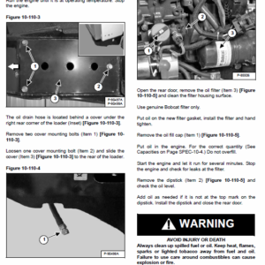 Bobcat S630 Skid-Steer Loader Service Manual