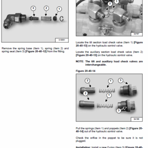 Bobcat T110 Compact Loader Service Manual