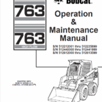 Bobcat 763 and 763HF Skid-Steer Loader Service Manual