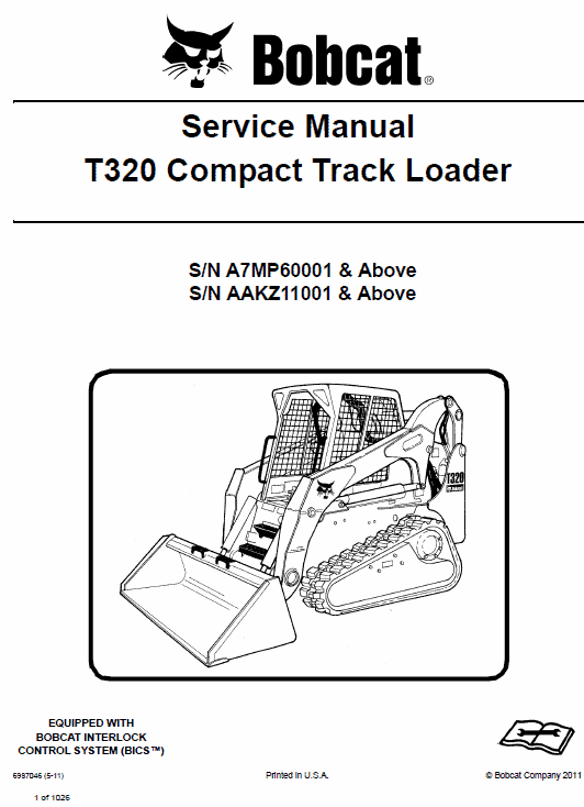 Bobcat T320 Loader Service Manual