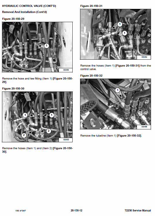 Bobcat T2250 Telescopic Handler Service Manual