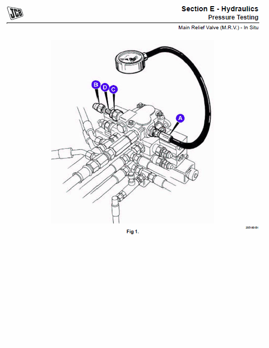 JCB 1CX Backhoe Loader Service Manual