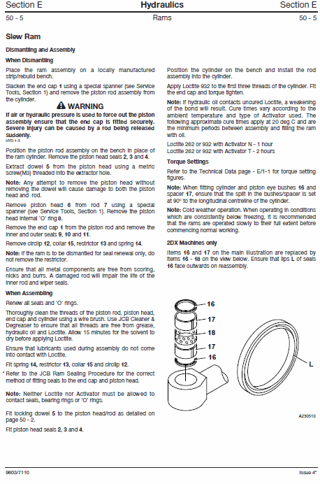 JCB 2CX, 2DX, 210, 212 & VARIANTS Backhoe Loader Service Manual