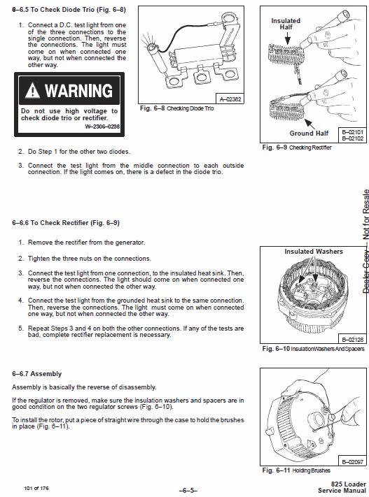 Bobcat 825 Skid-Steer Loader Service Manual