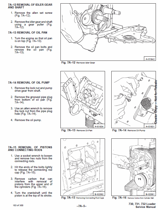 Bobcat 730, 731 and 732 Skid-Steer Loader Service Manual