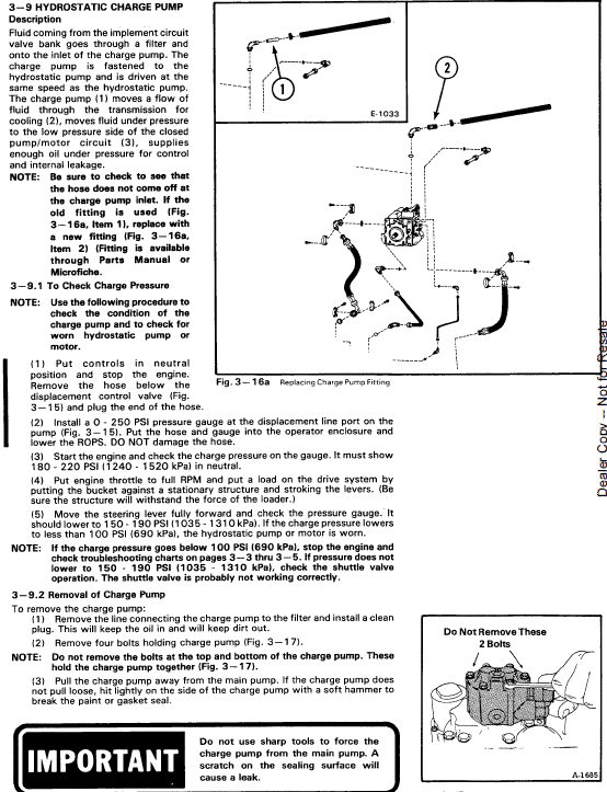 Bobcat 974 and 975 Loader Service Manual