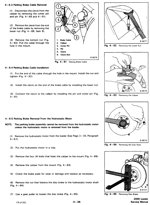 Bobcat 2000 Loader Service Manual