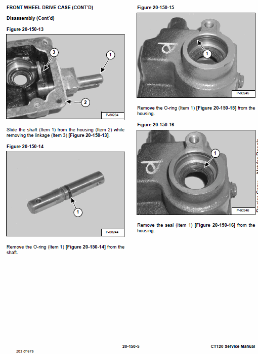 Bobcat CT120 Compact Tractor Service Manual