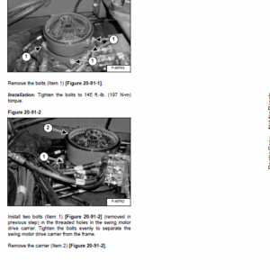 Bobcat E60 Compact Excavator Repair Service Manual