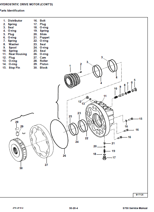 Bobcat S750 Skid-Steer Loader Service Manual