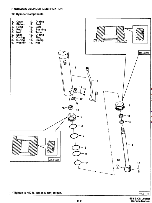 Bobcat 653 Skid-Steer Loader Service Manual