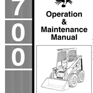 Bobcat 700, 720, 721 and 722 Skid-Steer Loader Service Manual