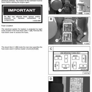 Bobcat 773 Skid-Steer Loader Service Manual