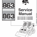 Bobcat 863 and 863H Skid-Steer Loader Service Manual