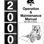 Bobcat 2000 Loader Service Manual