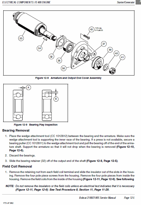 Bobcat 2100 and 2100s Utility Vehicle Service Manual