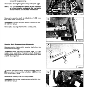 Bobcat 653 Skid-Steer Loader Service Manual