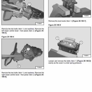 Bobcat E60 Compact Excavator Repair Service Manual