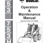 Bobcat 753 and 753HF Skid-Steer Loader Service Manual