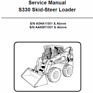 Bobcat S330 Skid-Steer Loader Service Manual