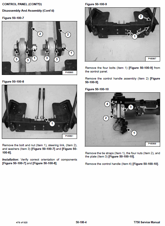 Bobcat T750 Loader Service Manual