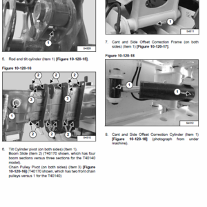 Bobcat T40140 and T40170 Telescopic Handler Service Manual