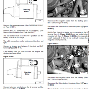 Bobcat 5600 Toolcat Utility Vehicle Service Manual