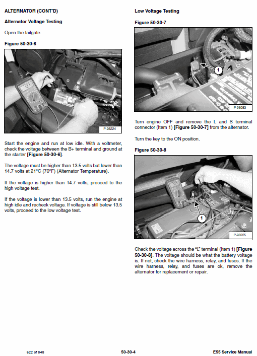 Bobcat E55 Compact Excavator Service Manual