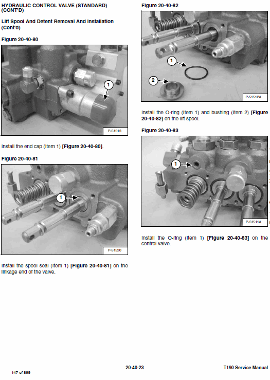 Bobcat T190 Loader Service Manual