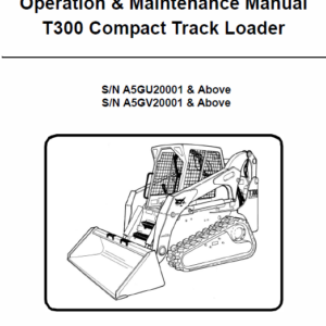 Bobcat T300 Loader Service Manual