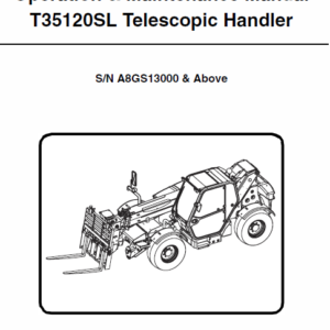 Bobcat T35100, T35100S, T35100L, T35100SL, T35120L, T35120SL Telescopic Manual