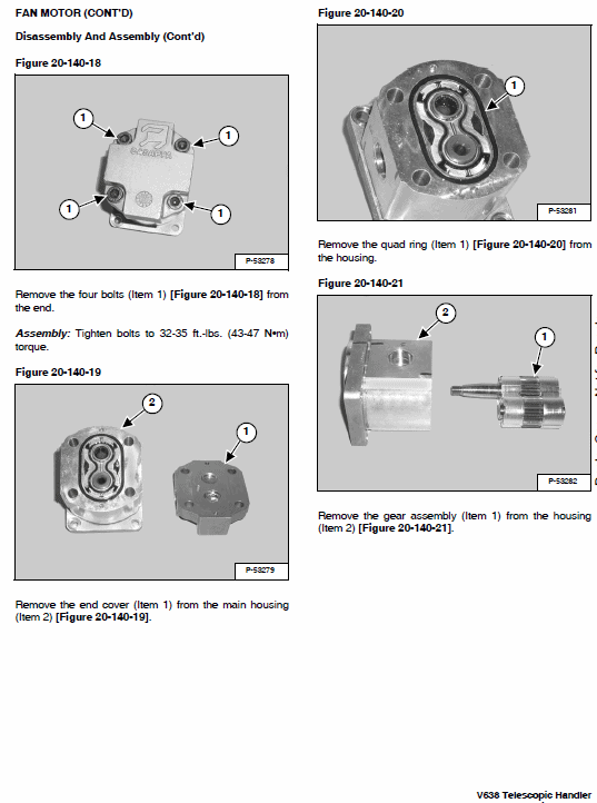 Bobcat V638 VersaHANDLER Telescopic Service Manual