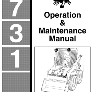 Bobcat 730, 731 and 732 Skid-Steer Loader Service Manual