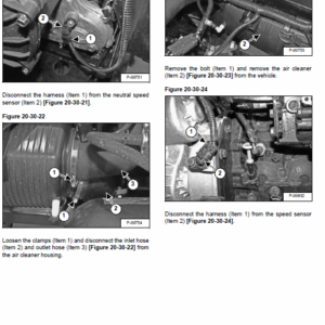 Bobcat 3400, 3400XL Utility Vehicle Service Manual