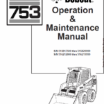 Bobcat 753 and 753HF Skid-Steer Loader Service Manual
