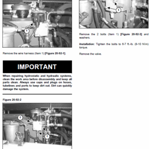 Bobcat ZX75 and ZX125 Excavator Service Manual