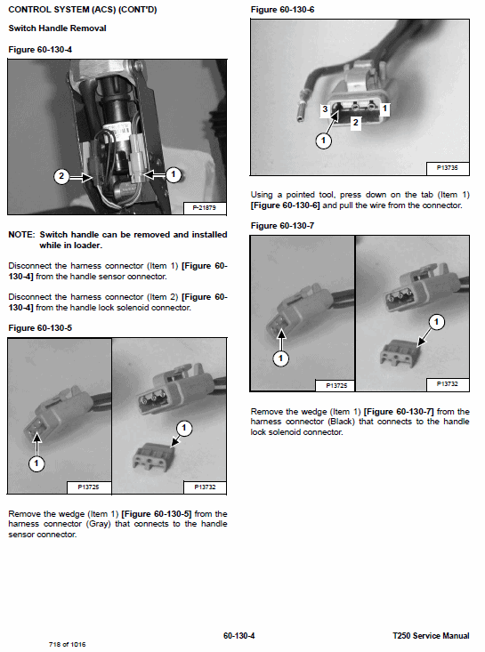 Bobcat T250 Loader Service Manual