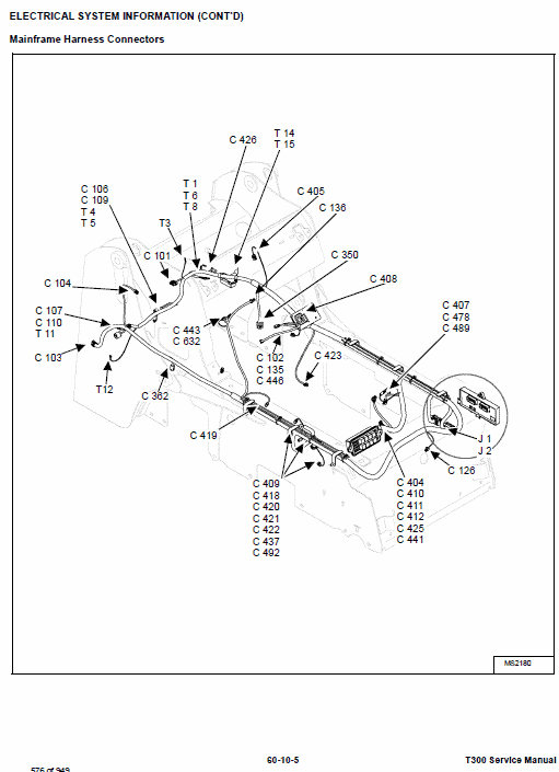 Bobcat T300 Loader Service Manual