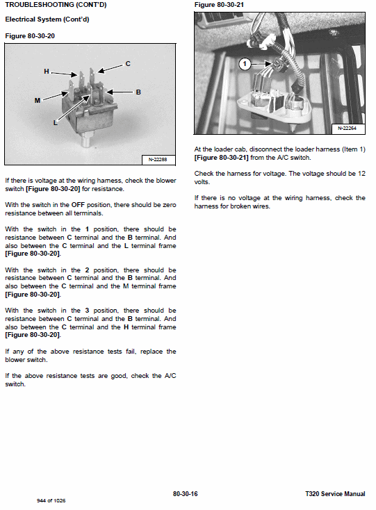 Bobcat T320 Loader Service Manual