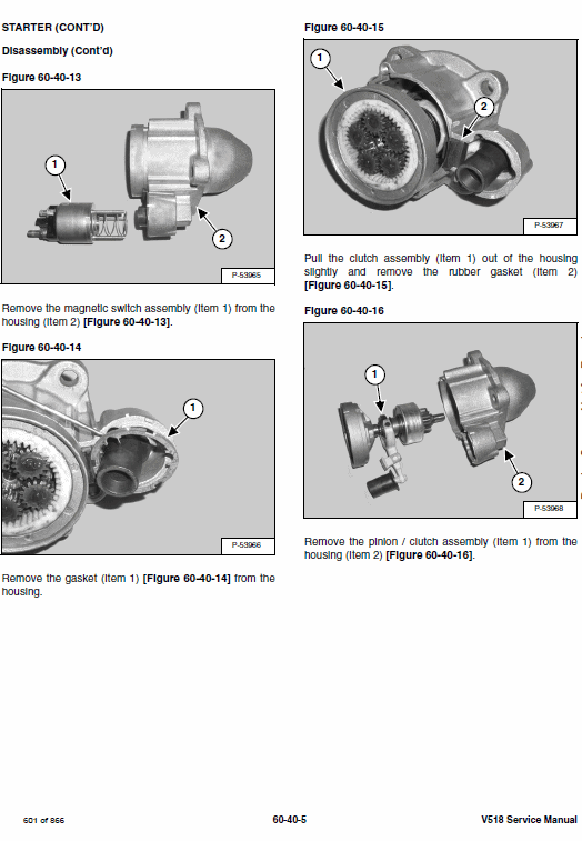 Bobcat V518 VersaHANDLER Telescopic Service Manual