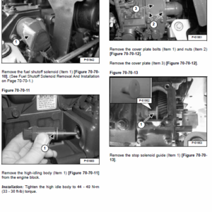 Bobcat S130 Skid-Steer Loader Service Manual