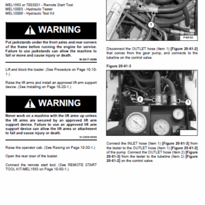 Bobcat S205 Skid-Steer Loader Service Manual