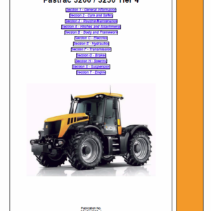 JCB 3200, 3230 Tier 4 Fastrac Service Manual