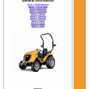 JCB 323, 327 HST Tractor Service Manual