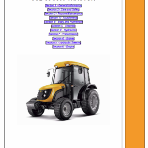 JCB 354, 360 Tractor Service Manual