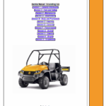 JCB Groundhog 4×4 Utility Vehicle Service Manual