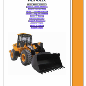 JCB 432ZX Wheeled Loader Shovel Service Manual