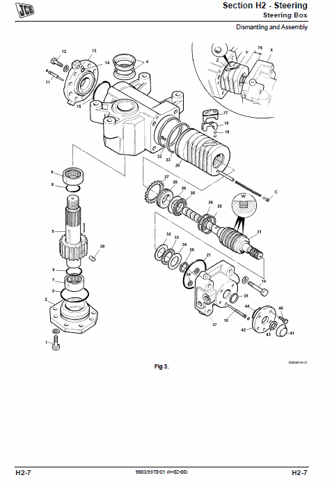 JCB 3000 XTRA Series Fastrac Service Manual