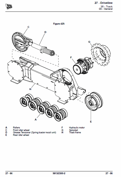 Jcb 225 225t, 260, 260t, 280, 300, 300t, 320t, 325t, 330 Skidsteer Service Manual