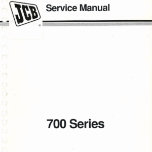 JCB 700 Series Articulated Dump Truck Service Manual